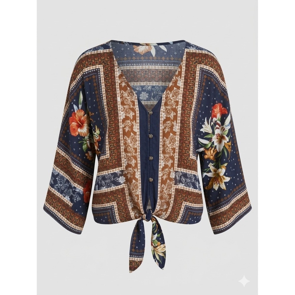 Venus Blouse With Kimono Sleeves. Size M 22" PTP.  Casual,‎ Lagonlook, Y2K, Boho